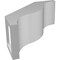 Ekena Millwork 3 1/2-in. W x 8-in. D x 8-in. H Funston Architectural Grade PVC Knee Brace BRCP035X08X08FST - alternate 2